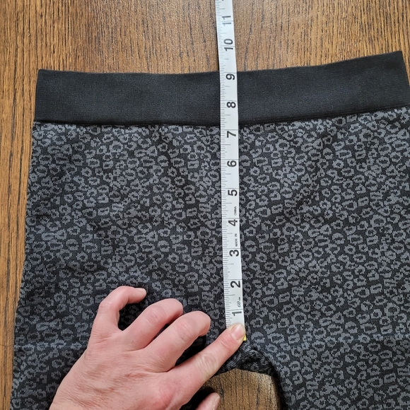 George Animal Print Cheetah Leopard Print Footless Leggings Size Women's S/M - Picture 6 of 8